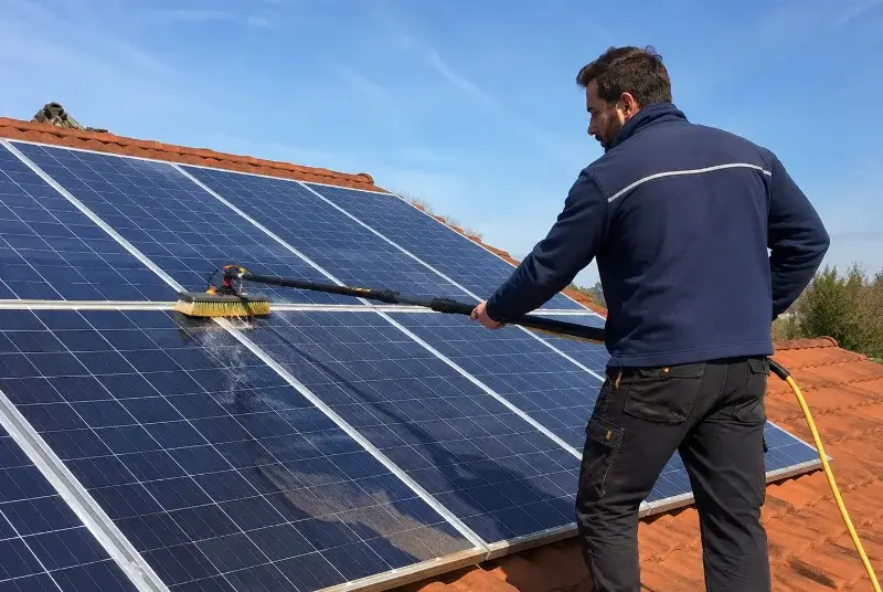 Nettoyage et entretien de panneaux solaires à Benon